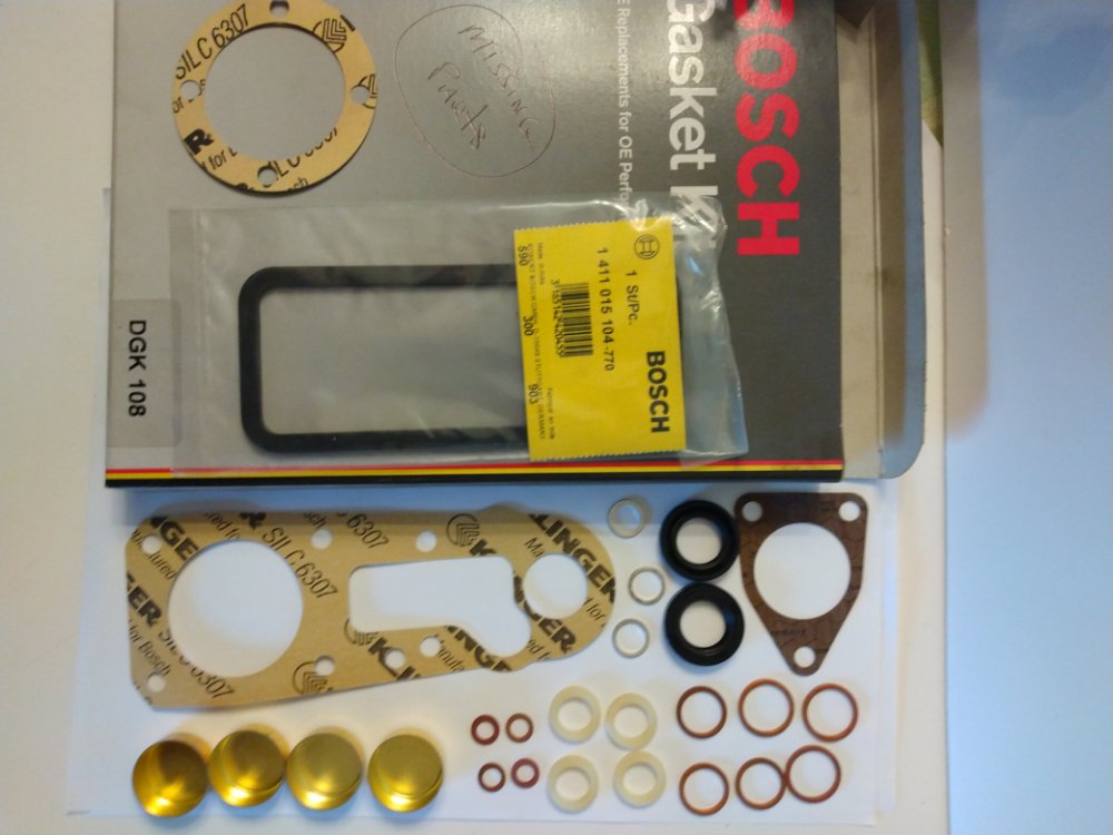 DGK108 Gasket Kit - opened